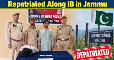 Detained Pakistani resident repatriated along IB in Jammu