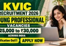 Khadi and Village Industries Commission (KVIC) Recruitment 2026