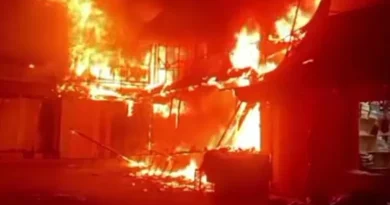 Major fire breaks out at Shiv Market in Jammu, massive property loss reported